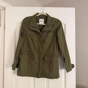 Madewell Utility Jacket in Army Green